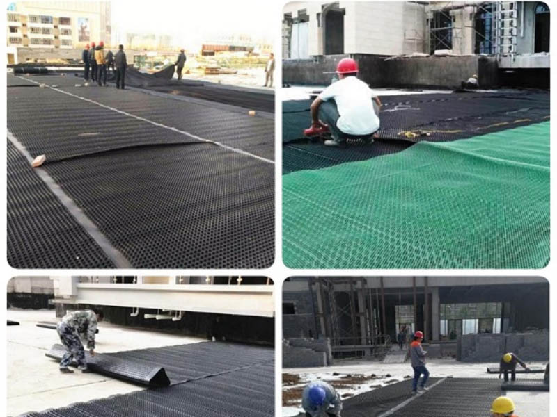 מכונת שחול של לוח ניקוז HDPE לבנייה ידידותית לסביבה, יריעת פלסטיק